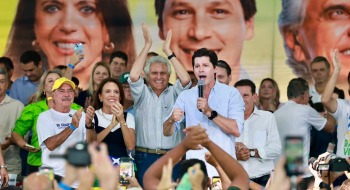 Caiado aposta em vitória de Daniel Vilela no 1º turno e destaca força da base governista